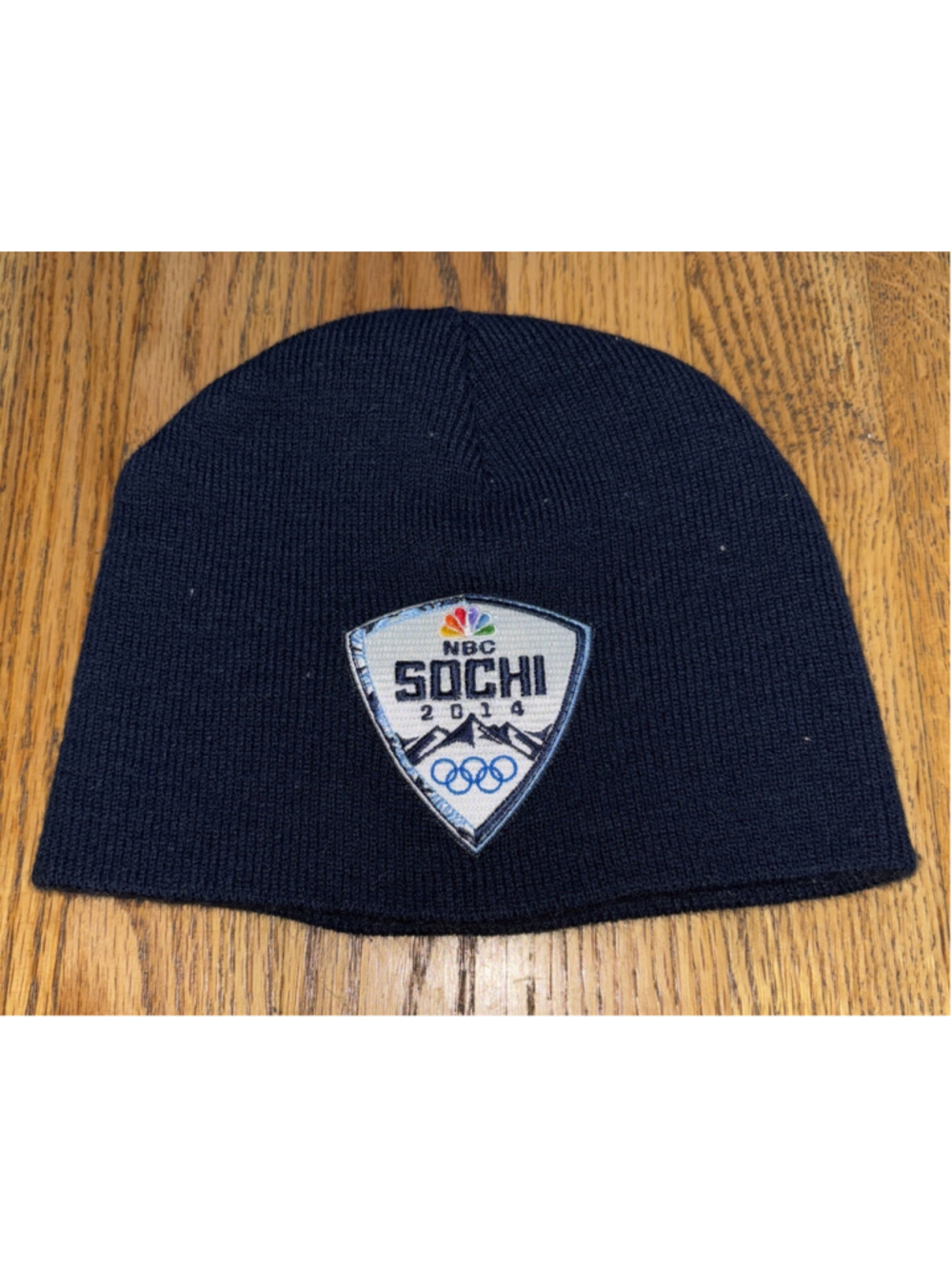 NBC SOCHI 2014 Olympic Beanie Hat Cap Blue